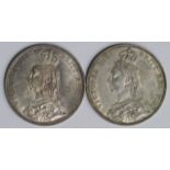 Crowns (2): 1887 EF and 1889 nEF