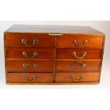 Collector's Cabinet "Criterion" wooden chest of 8 drawers suitable for medals or artefacts.