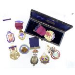 Masonic Medals various inc 1887 QV Jubilee. (8)