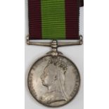 Afghanistan Medal 1881 no bar, named to 1934 Pte J Nicholls 2/15th Foot. (East Yorkshire Regt).