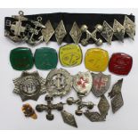 Boys Brigade Badges (approx 27) includes a pre 1927 Long Service Anchor badge.