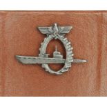 German U-Boat crew members lapel badge stick pin
