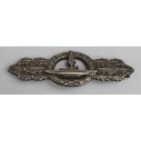 German style Nazi Silver U-Boat Clasp