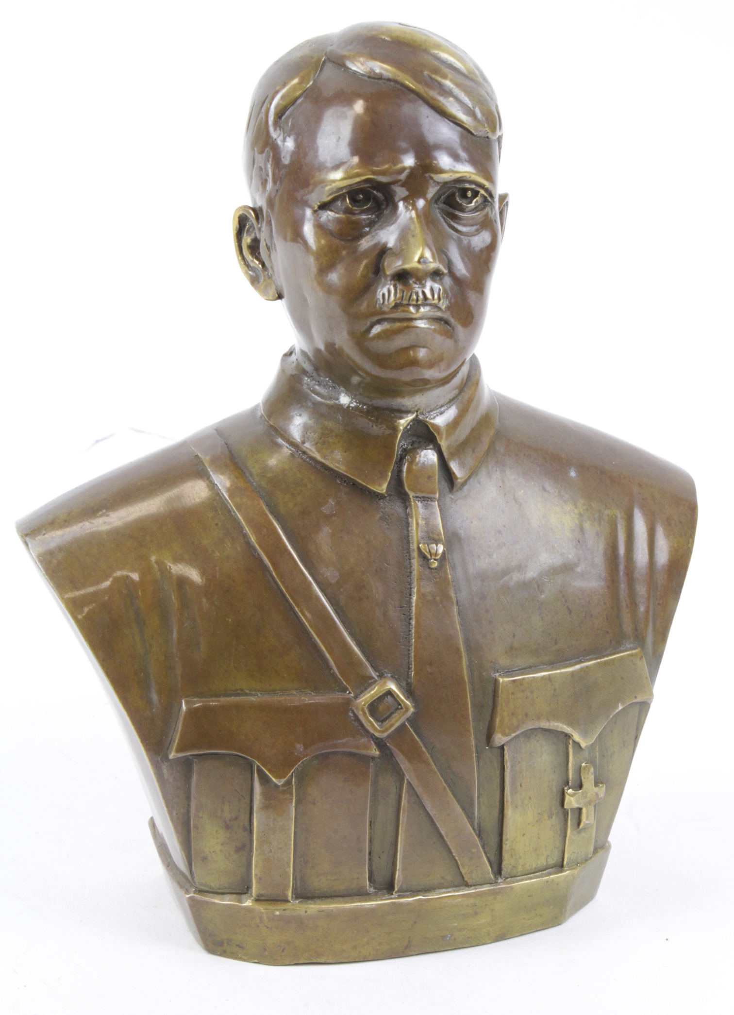 German large bronze bust of Adolf Hitler.