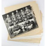 Cardiff City FC - 1927 FA Cup Final interesting black & white collection of press photos mounted