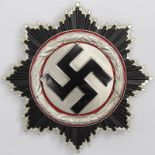 German style Nazi Cross in Silver, maker marked '1'