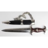 German NSKK dagger with Alles fur Deutchland inscription and RZM maker mark in very nice