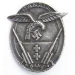 German Danzig Anti Aircraft breast badge