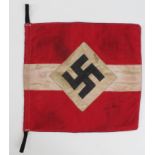 German WW2 Hitler youth double sided Pennant.