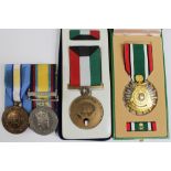 Gulf Medal 1992 with clasp 16 Jan to 28 Feb 1991 named (24852650 Gnr S Radford RA), and UN Medal for