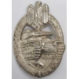 German style Nazi Hermann Aurich Panzer Badge