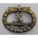 German U-Boat badge with brilliants, obviously a copy but a good space filler