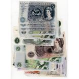 Bank of England (18), comprising Hollom 5 Pounds (3), Page 10 Pounds (1) 1 Pounds (5) including 3