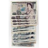 Bank of England (23), Gill 20 Pounds (1), Somerset 20 Pounds (3), Page 20 Pounds (1), Somerset 10