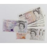 Bank of England (8), Gill 20 Pounds (1) & 10 Pounds (3), Kentfield 10 Pounds (2), Bailey 10