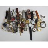 Assortment of mixed wristwatches, many working, worth sorting