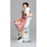 Shelley Girl. An original Shelley advertising figure, circa 1930s, depicting an elegant lady in a