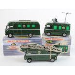 Dinky GROUP OF BBC TV VEHICLES - No.967 Mobile Control Room - Model good, Box Very Good; No.968