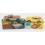 Corgi Toys, no. 218 'Aston Martin D.B.4 (yellow exterior)', contained in original box, together with