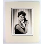 Brigitte Bardot, 12 x 17" photograph, head & shoulders portrait, taken from the original negative,