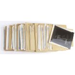 Military, WWII celluloid press negatives, incl. Hitler, Warsaw Ghetto, Hindenberg, Mussolini, Hitler