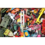 Diecast. A large collection of diecast toy cars, lorries, etc., mostly 1960s & before, including