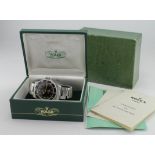 Rolex Oyster Perpetual Submariner stainless steel gents wristwatch with the rare 3-6-9 Explorer dial