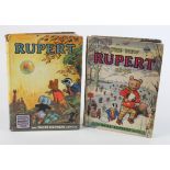 Bestall (Alfred E.). Two Rupert the Bear Annuals, comprising The New Rupert Book 1951 & Rupert