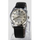 Gents stainless steel cased Omega seamaster automatic wristwatch circa 1962/63, on a later strap,