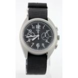 MWC Military style "Fatboy" wristwatch. Stamped on the back "Zurich CHR/SMT/66-4/70. As new