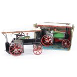 Mamod. Two Mamod live steam TE1A Traction Engines, one in partial box (sold as seen)