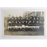 Football Wolverhampton Wanderers FC 1925/26 team postcard RP, by Arcade Studios Wolverhampton,