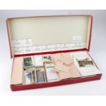 Interesting box containing quantity of cards, very mixed condition, needs viewing. (Qty)