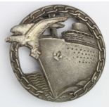German Blockade Breakers badge, maker marked