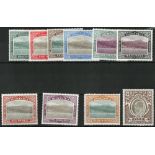 Dominica 1903-7 set mm, SG27-36, 6d with horizontal crease, cat £225 (10)