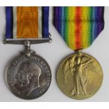 BWM & Victory Medal to 4204 Pte W Thornley Cheshire Regt. (2)