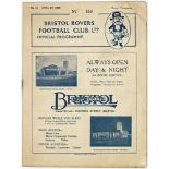 Bristol Rovers v Crystal Palace 17th April 1939 F/L Div 3