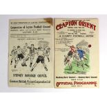 Hackney Boro' Council v Stepney Boro' Council 4/5/1933 at Clapton Orient, and Stepney Borough