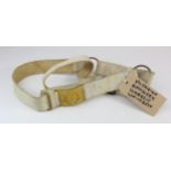 Royal Artillery Officer’s Victorian Undress Waist Belt A fine white buff leather belt, complete with