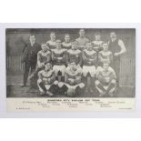 Football Bradford City FC team postcard c1910/11, by R Scott & Co, Manchester