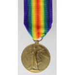 Victory Medal to 19749 Pte O Reed North'D Fus. Killed In Action 27/9/1916 with the 10th Bn. Born