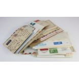 Covers, FDC, airmail letters, postal stationary, cards etc - World and Military Mail inc. FPO,