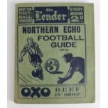Football Northern Echo Football Guide for 1935/36, covering all aspects of Football League, F A Cup,