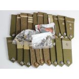 Badges, Buttons, Rank Insignia and Shoulder Boards: WW2 POLISH ARMY - this lot includes metal and