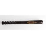 Police Truncheon - Birmingham Special Constabulary 1916 - 1919, No 3260