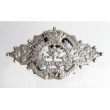 Sweetheart, silver brooch/badge, 1st. Life Guards hallmarked (indistinct maker) Birm. 1903. Weighs