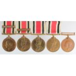 Special Constabulary Medals - GV Crowned type Henry Darby, Sidney A. Lines, Reginal Bennett + The