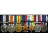 Distinguished Service Medal group - DSM GVI (Temp P.O.Tel W Dargavel D/J 52441), BWM & Victory Medal