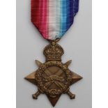 1915 Star to 3488 Pte M Pallas Durham L.I. Killed In Action 3/7/1916 with the 1/7th Bn. Born