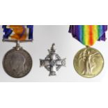 BWM & Victory medals with Canadian Memorial Cross to 438705 Pte G Wilcock 52 - CAN Infantry.